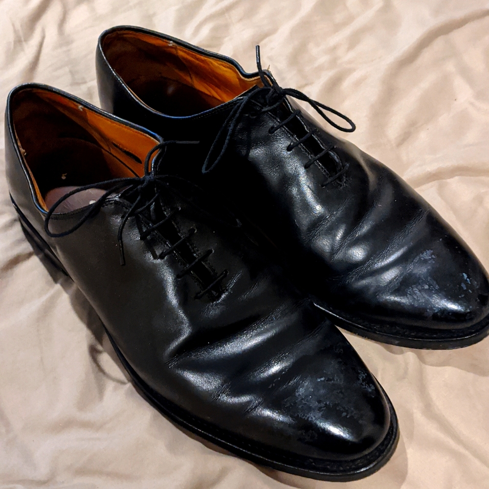 Allen Edmonds Westgate black size 12D dress shoes